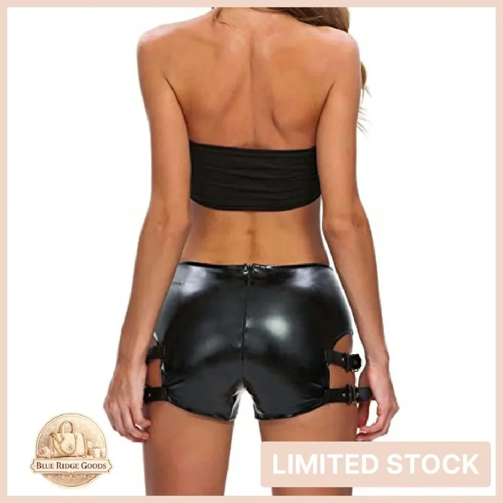 Asymmetrical Mini Skirt High Waist Bodycon Gothic Dance Y2K Chic